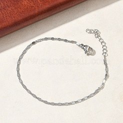 304 Stainless Steel Link Chain Bracelets for Women&nbsp;BJEW-D466-05P