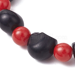Synthetic Turquoise Beaded Stretch Bracelets&nbsp;BJEW-JB12093-03