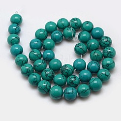 Synthetic Turquoise Beads Strands&nbsp;TURQ-L018-8mm-01