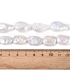 Natural Baroque Keshi Pearl Beads Strands&nbsp;PEAR-S020-D05-01