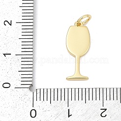 Brass Enamel Pendants&nbsp;KK-U062-02B-01