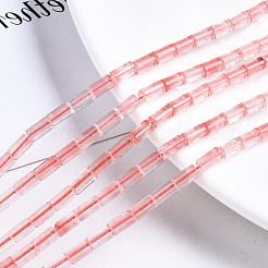 Cherry Quartz Glass Beads Strands&nbsp;G-S366-084
