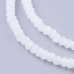 Imitation Jade Glass Beads Strands&nbsp;X-GLAA-G045-A05