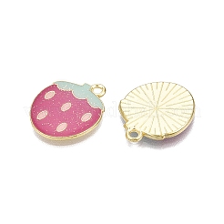 Light Gold Plated Alloy Enamel Pendants&nbsp;PALLOY-N176-26B-RS