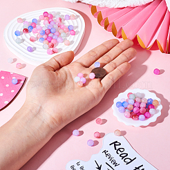 120Pcs 6 Colors Acrylic Beads&nbsp;SACR-TA0001-26