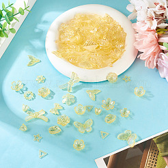 182Pcs 100G Transparent Acrylic Beads&nbsp;OACR-TA0003-69B