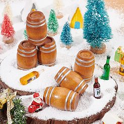 Beechwood Mini Beer Barrel&nbsp;DJEW-WH0015-46