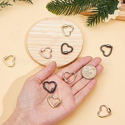 9Pcs 3 Colors Alloy Screw Carabiner Lock Charms&nbsp;FIND-DC0005-63
