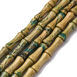 Natural Verdite Stone Beads Strands&nbsp;G-L624-G08-12x5mm