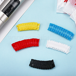 50 Pairs 5 Colors Non-woven Cloth Disposable Microphone Sleeve&nbsp;AJEW-CN0004-87C