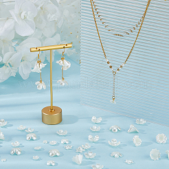 360Pcs 11 Styles ABS Plastic Imitation Pearl Bead Caps&nbsp;OACR-DC0001-30
