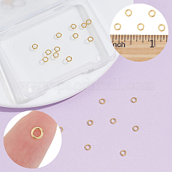 20Pcs 925 Sterling Silver Round Rings&nbsp;STER-BBC0009-64B-G