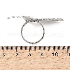 女性用304ステンレススチールカフオープンリング  ツバメ  ステンレス鋼色  usサイズ6（16.5mm）&nbsp;RJEW-F212-03P