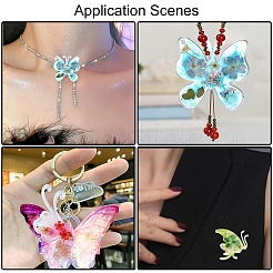 DIY Butterfly Charm Pendant Silicone Molds for DIY Earring Making&nbsp;DIY-YW0009-43