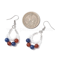 304 Stainless Steel Teardrop Dangle Earrings&nbsp;EJEW-MZ00462-02