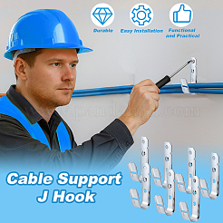 50Pcs Iron Cable Support Hangers&nbsp;IFIN-GA0001-72