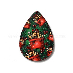 Single Face Printed Wood Big Pendants&nbsp;WOOD-H102-03B