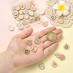 52Pcs Alloy Enamel Pendants&nbsp;ENAM-CJ0007-07C