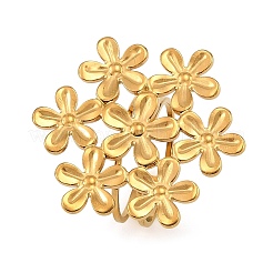 304 Stainless Steel Cuff Open Rings for Women&nbsp;SA-CBAF040-08G