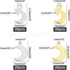 304 Stainless Steel Pendants & Charms&nbsp;STAS-UN0016-68