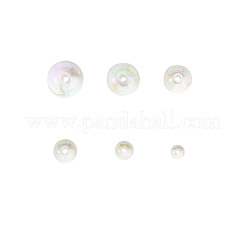 透明なアクリルビーズ  ABカラー  ラウンド  透明  6mm  穴：1.5mm  120個/箱&nbsp;MACR-CJ0001-04