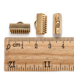 Ion Plating(IP) 304 Stainless Steel Ribbon Crimp Ends&nbsp;X-STAS-F098-04