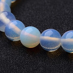 Opal Round Beaded Stretch Bracelets&nbsp;BJEW-F203-01