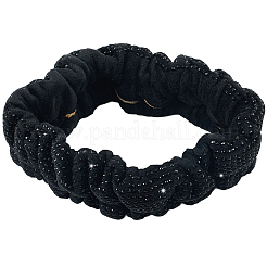 Rhinestone & Polyester Car Rearview Mirror Cover&nbsp;FIND-WH20019-250C