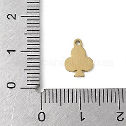 304ステンレスペンダント  梅の花のチャーム  18KGP本金メッキ  10.5x7.5x1mm  穴：1.2mm&nbsp;STAS-E501-04G