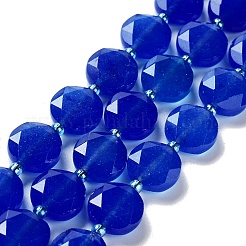 Natural Blue Agate Beads Strands&nbsp;G-NH0004-002A