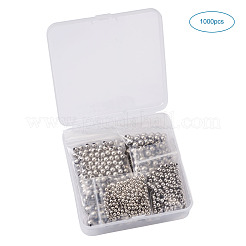Round 304 Stainless Steel Beads&nbsp;STAS-MP0001-01P