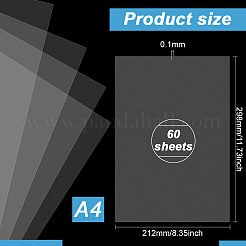 A4 PET Transparency Film&nbsp;DIY-WH0423-25