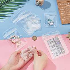 160Pcs 4 Styles Transparent Plastic Resealable Packaging Bags&nbsp;OPP-BC0001-12
