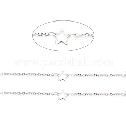 Tarnish Resistant 304 Stainless Steel Cable Chains&nbsp;CHS-F015-20P