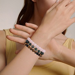 Natural & Synthetic Gemstone Bracelets&nbsp;BJEW-SW001595