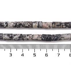 Natural Map Stone Beads Strands&nbsp;G-C128-A04-01