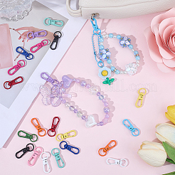 24Pcs 12 Colors Baking Paint Alloy Swivel Clasps&nbsp;FIND-SC0022-93