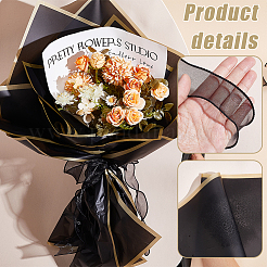 30 Sheets Plastic Waterproof Wrapping Paper&nbsp;AJEW-PH0011-78