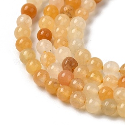 Natural Topaz Jade Bead Strands&nbsp;G-K146-63-3mm