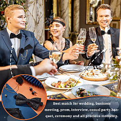 Polyester Satin Bow Tie for Men&nbsp;FIND-GA0003-49B