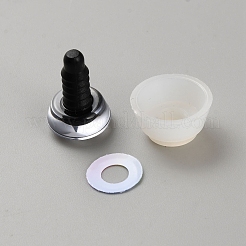 腹筋プラスチック人形工芸品の目  安全の目  スペーサー付き  カラフル  16mm&nbsp;DIY-WH0622-140C