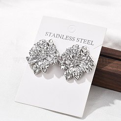 304 Stainless Steel Studs Earrings for Women&nbsp;EJEW-K306-29P