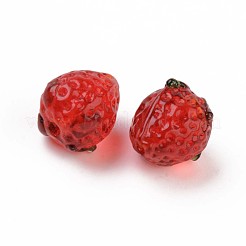 Handmade Bumpy Lampwork Beads&nbsp;LAMP-S194-012