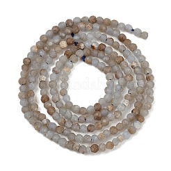 Natural Angelite Beads Strands&nbsp;G-RM2025-B36-2mm