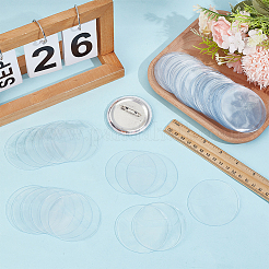 100Pcs PVC Badge Protector Covers&nbsp;FIND-SP0006-26B