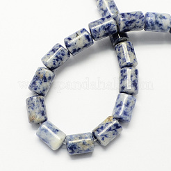 Natural Gemstone Blue Spot Jasper Column Beads Strands&nbsp;G-S115-11