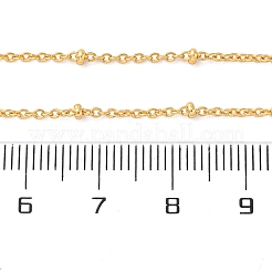 Long-Lasting Plated Brass Cable Chain Necklaces&nbsp;X-NJEW-K112-09G-NF