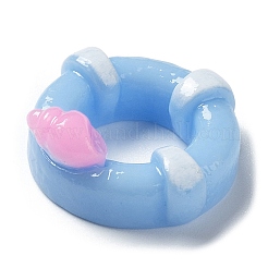 Ocean Theme Cartoon Opaque Resin Cabochons&nbsp;RESI-G071-03D