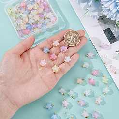100Pcs Luminous Acrylic Charms&nbsp;PALLOY-GA00029