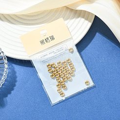 SHEGRACE Rondelle Brass Beads&nbsp;XGRPCU920-244G